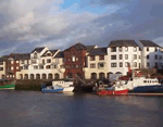 Harbour Lights in Maryport, Cumbria, North West England